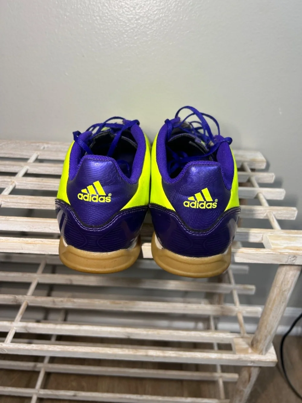 Adidas F50 F5 TRX Indoor Soccer Futbol Cleat Rare 2011 Messi Green Mens Sz 12